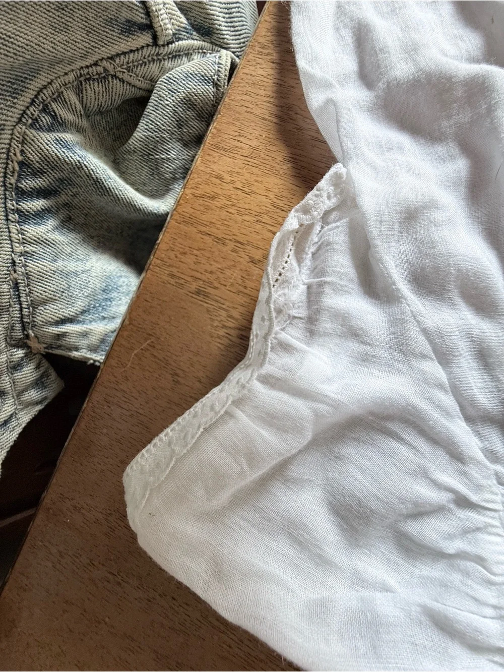 Vintage Antique White Cotton Infant/Christening Gown (1 long, 1 short)